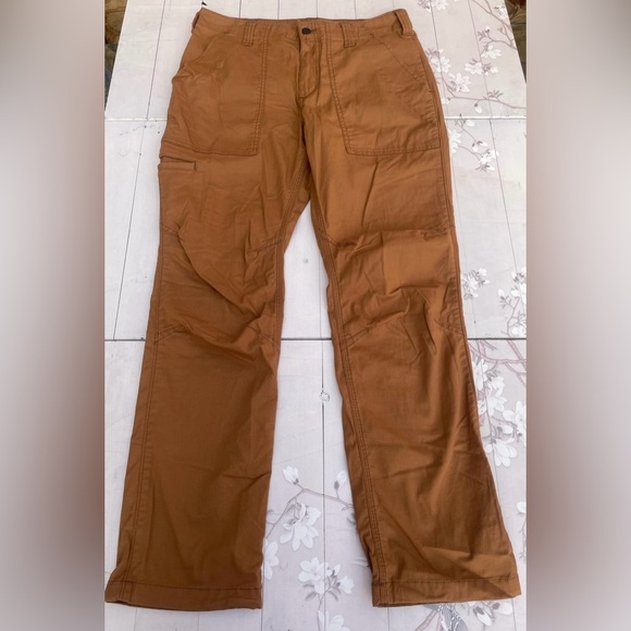 Carhartt Brown Cargo Pants Durable Workwear - Picture 1 of 6